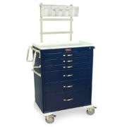 M-Series Tall Anesthesia Cart with MD30-ANS Package, Standard Width, Six Drawers, Key Lock, MDS3030K06+MD30-ANS - Image 3