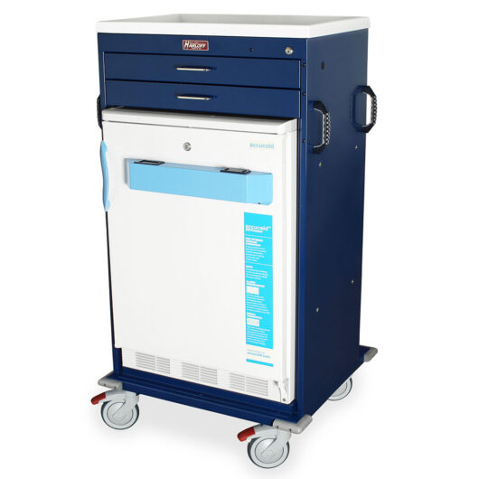 VF4250K-AC Navy Mobile Vaccine Freezer - Quarter Left