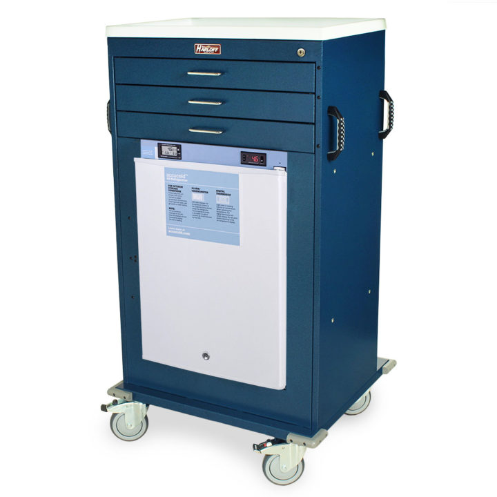 VR4300K-AC Mobile Vaccine Refrigerator - Quarter Left