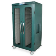 Double Column Medical Storage Cabinet, Glass Doors, Key Lock