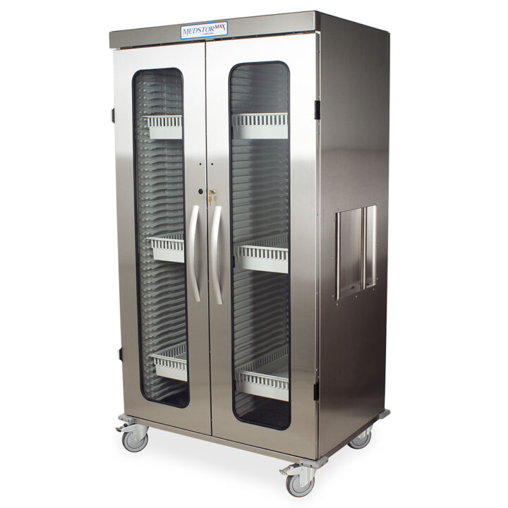 MSSM82-00GK Stainless Steel Cabinets - Quarter Left Closed