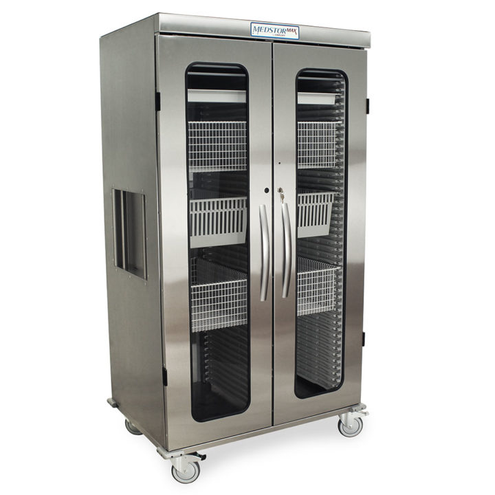 MSSM82-00GK Stainless Steel Cabinets - Quarter Right Closed