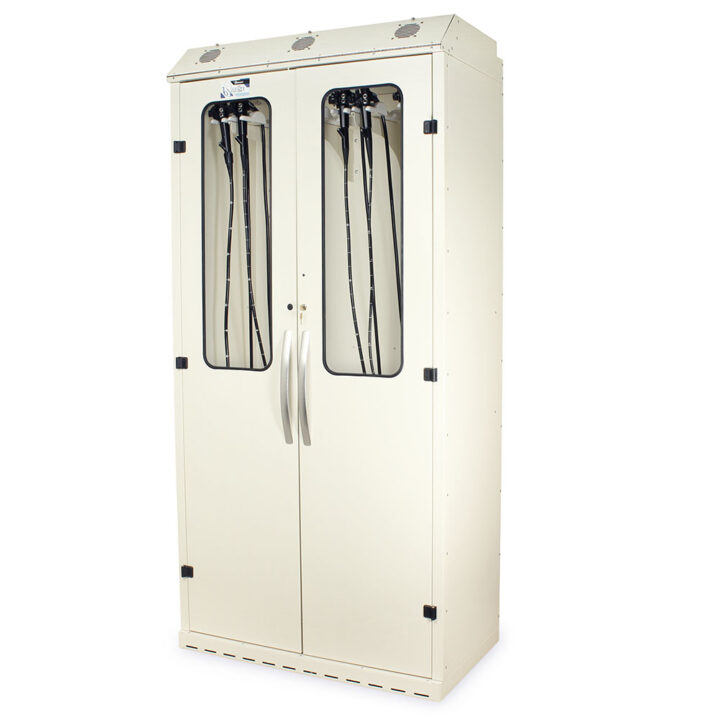 SC8044DRDP Cream Positive Pressure Scope Cabinet - Quarter Left