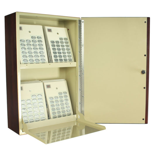 WV2761-CM Wall Mount LTC Medication Cabinet - Quarter Right Open