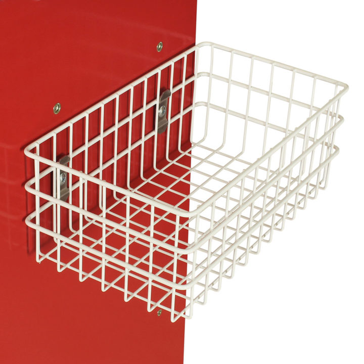 BASKETDM Medical Cart Utility Basket Attached to Cart