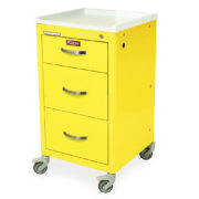M3DS1824K03 Yellow Isolation Mini Cart - Quarter Left
