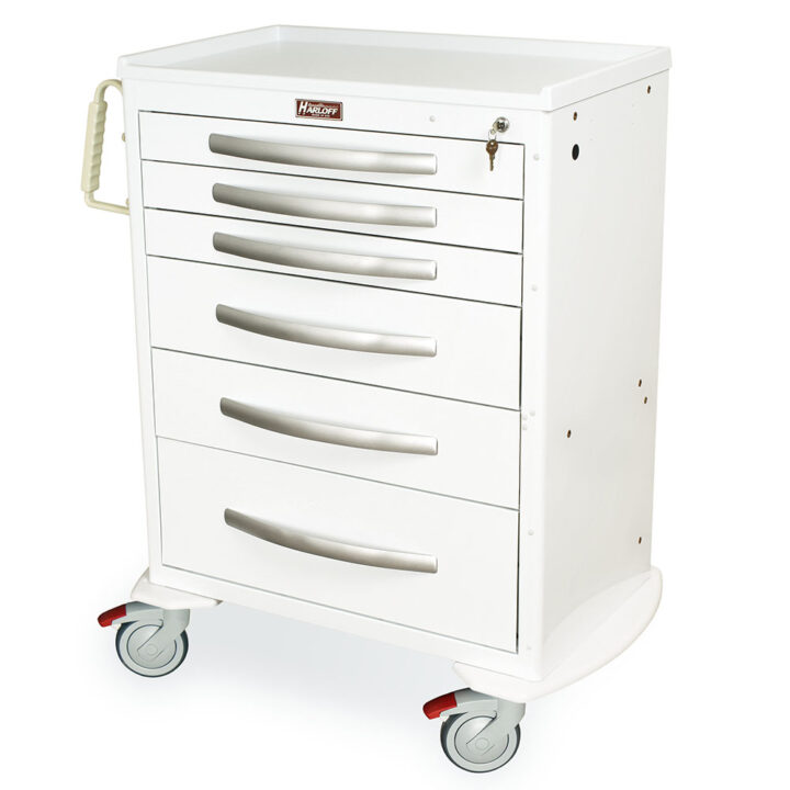 A-Series Lightweight Medical Cart, Tall Height, Standard Width