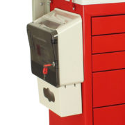 Five Quart Locking Sharps Container with Plastic Glove Box for M