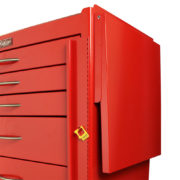 MD-DRPSHLF Medical Cart Collapsible Side Shelf on Cart