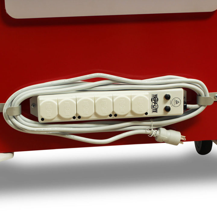 MD-OUTLET6 Outlets for Medical Carts Attached