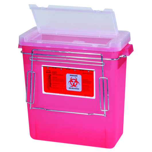 SHARPSDM Anesthesia Cart Sharps Container