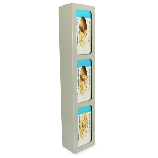 MD-GLOVE3 Medical Cart Triple Glove Box Dispenser
