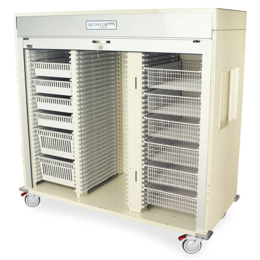 MSPM63-00TK Beige Medical Supplies Storage Solutions - Quarter Left Open