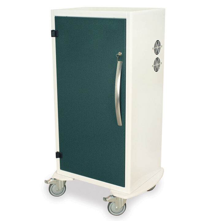 DSC36TK-DP White and Forest Green Storage Savary Dilators - Quarter Left