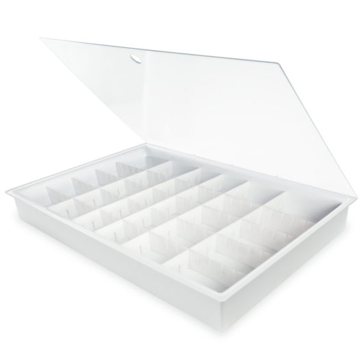 MD30-TRAY3SCLRCOV Medical Cart Drawer Insert Tray with Cover