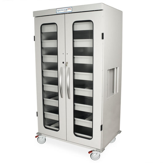 MS-IOL1680 Light Gray Harloff IntraOcular Lens Cart - Quarter Left