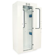 SC80WTDRDP-10-DSS2305 White Pass Through Endoscope Drying Cabinet - Quarter Right Open