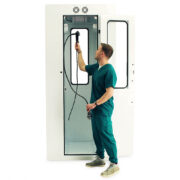 SC80WTDRDP-10 White Pass Through Scope Cabinet - Front Open with Nurse
