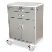 M-Series Tall Multi-Purpose Cart, Standard Width, Two Drawers