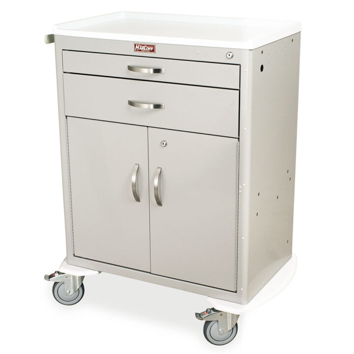 MDS3030K02-21DR Light Gray Multi-Purpose Cart - Quarter Left