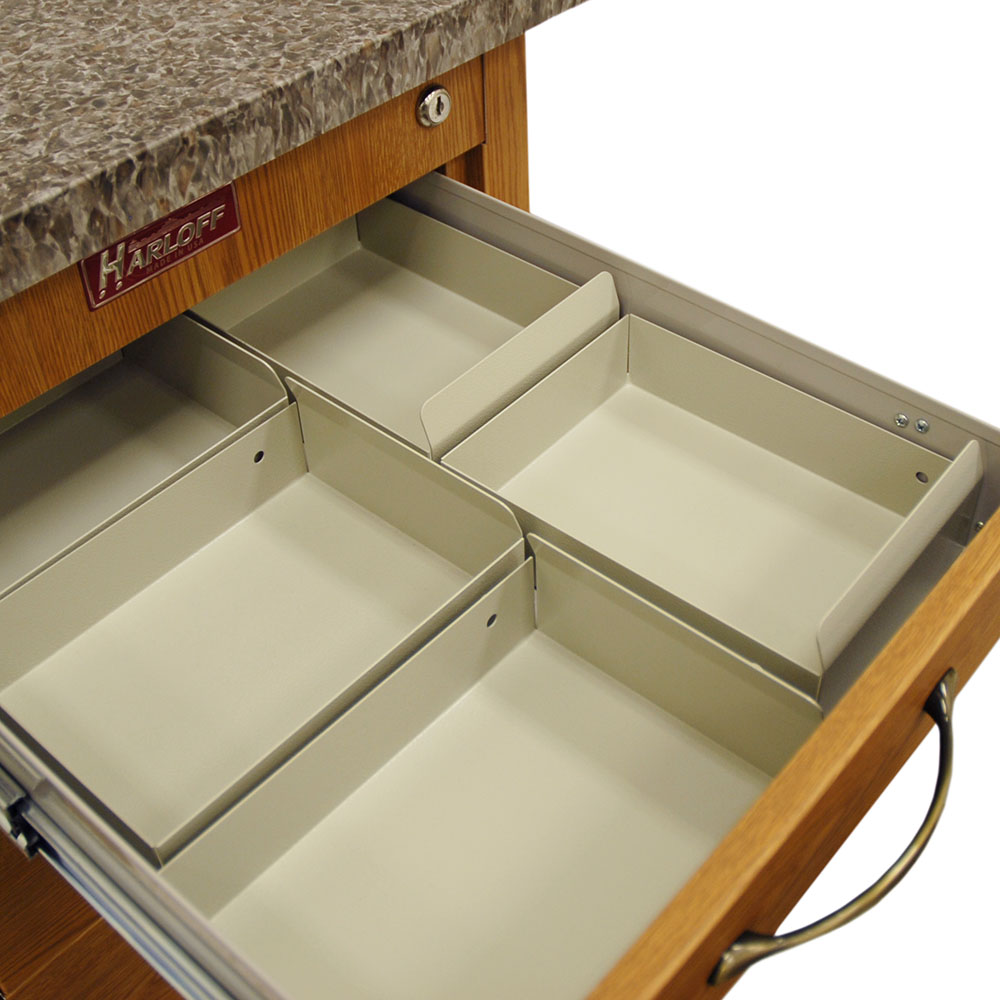 Aluminum Storage Bin for Medication Carts, AL2394 - Harloff