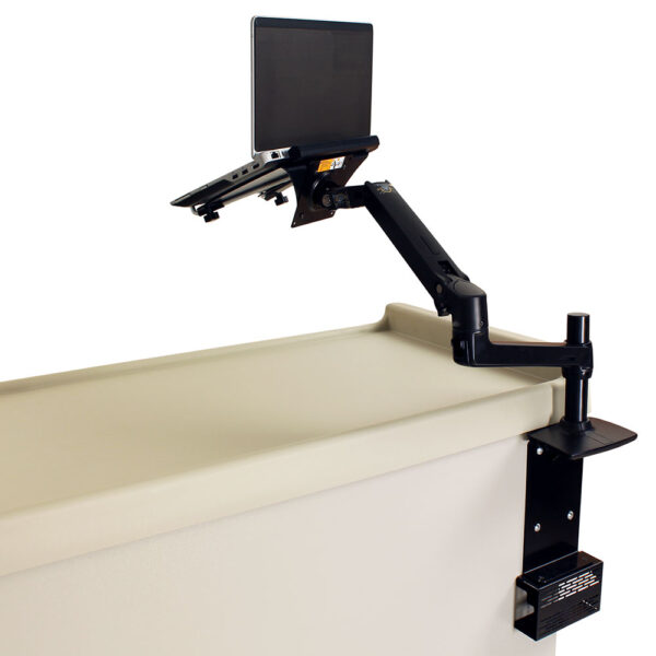 Medical Cart Laptop Mount with Fully Articulating Ergotron® Arm, LTP