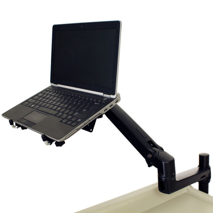 LTP-HLDR Medical Cart Laptop Mount Front