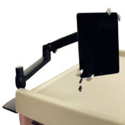 Medical Cart Tablet Bracket with Fully Articulating Adjustable Arm, TBL-HLDR - Image 2