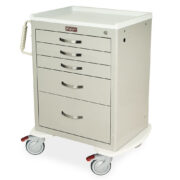 M-Series Key Locking Mobile Anesthesia Cart, Short Height, Medium