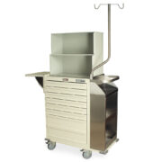 6035E-TC Cream Cast Cart Top Organizer - Quarter Left