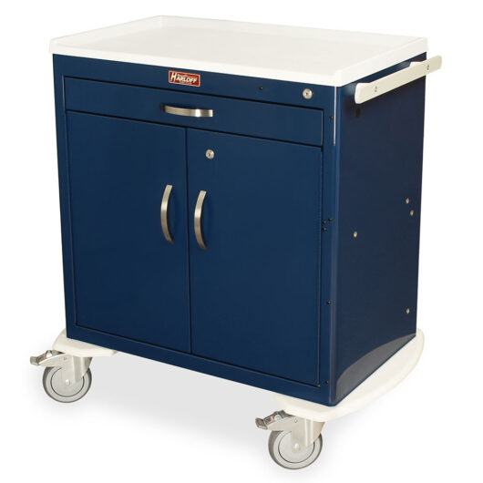 MDS3024K01-21DR Navy General Use Cart - Quarter Left