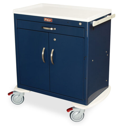 MDS3024K01-21DR Navy General Use Cart - Quarter Left