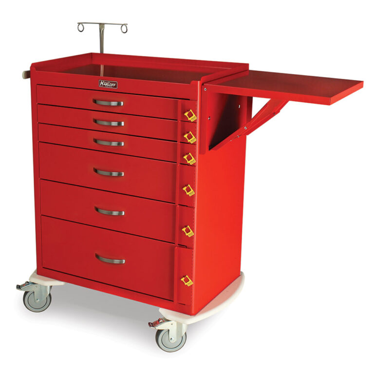 Split Breakaway Lock Bar for MSeries or ASeries Crash Carts, BAMULTI