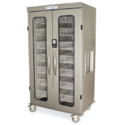 Double Column Electronic Locking Medical Storage Cabinet, Glass