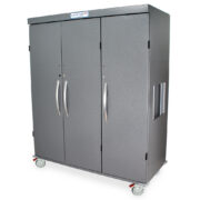 Triple Column Solid Door Medical Storage Cabinet, Key Lock, MSPM83