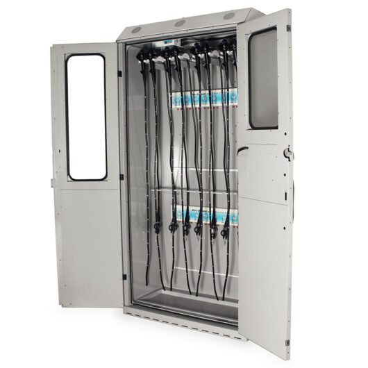 Secure A Scope Rack SureDry High Volume Smart 16 Scope Cabinet with Tracking and Dri-Scope ...