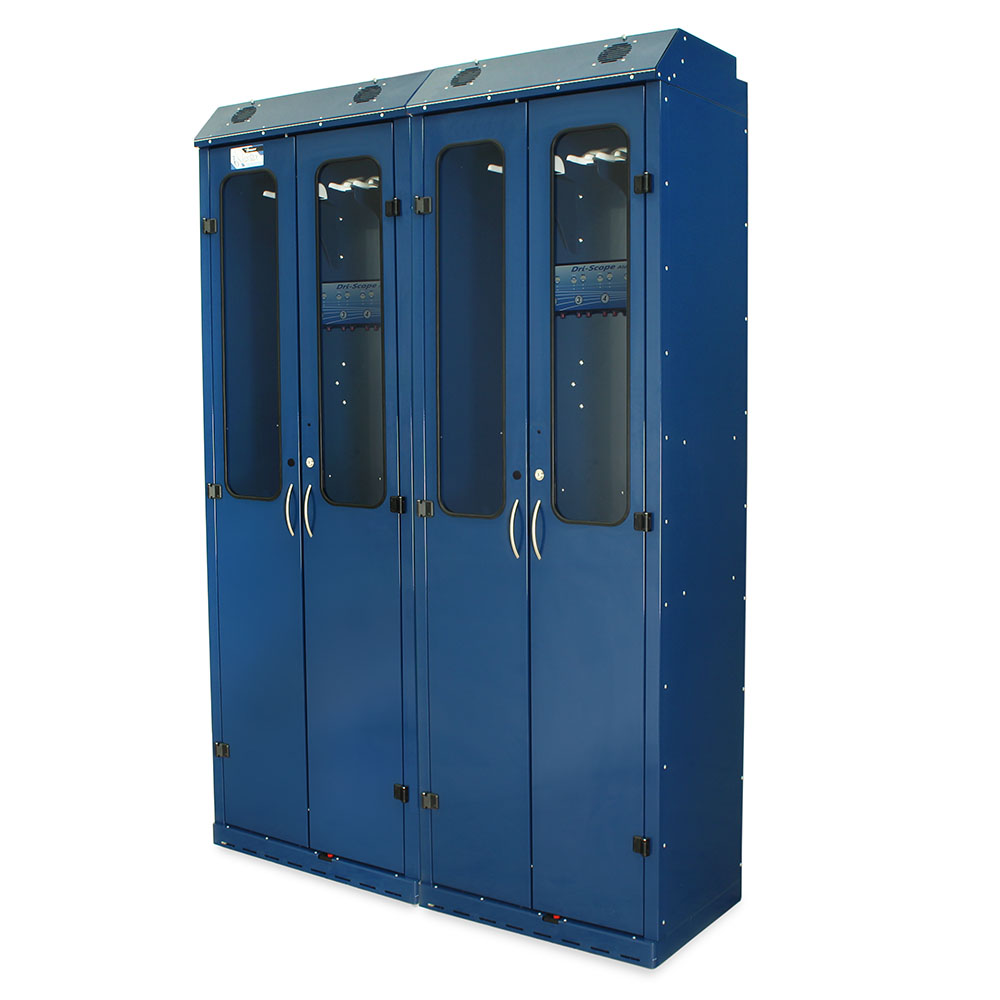SC8060DRDP-2DSS2310 Navy Large Size Scope Drying Cabinet - Quarter Left Closed