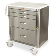 MDSS3027B14 Stainless Steel Mobile Cart - Quarter Left