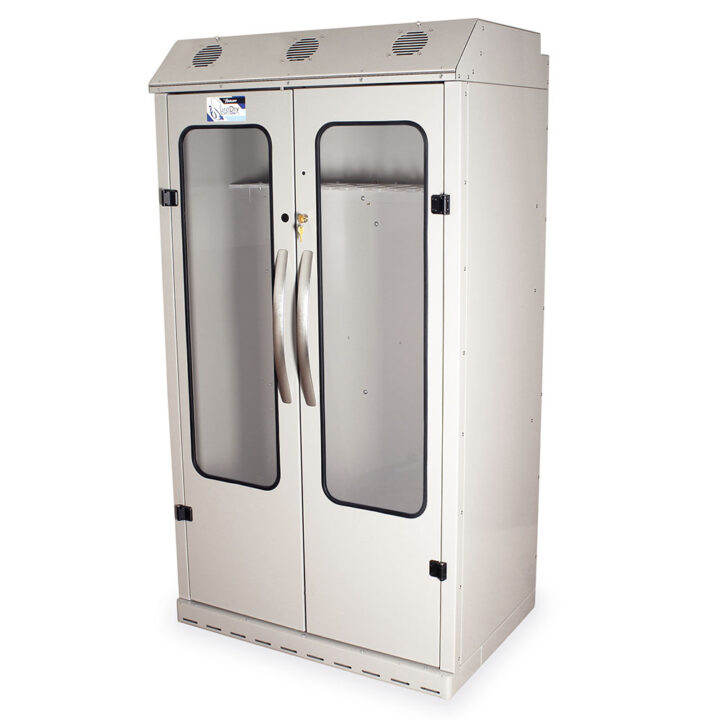 SC5436DRDP-8-IO Light Gray Small Scope Storage Cabinet - Quarter Left