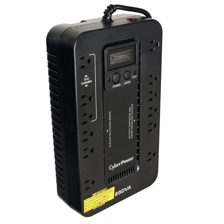 Premium Battery Backup and Medical Grade Surge Protector, 12 Outlet Uninterruptible Power Supply System, 850 Volt, 510 Watt, BBU-PREM - Image 2