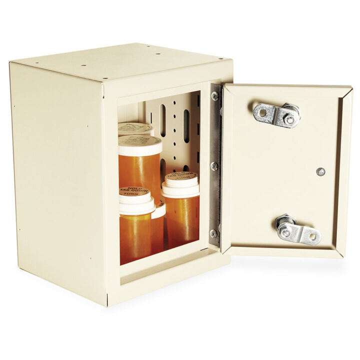 Mini Narcotics Cabinet, Double Locking Outer Door, NC09B07-ST2 - Image 3