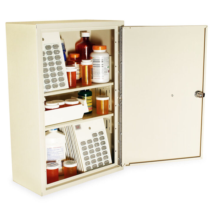 Tall Narcotics Cabinet, Electronic Locking Outer Door, NC24C16-SE1 - Image 3