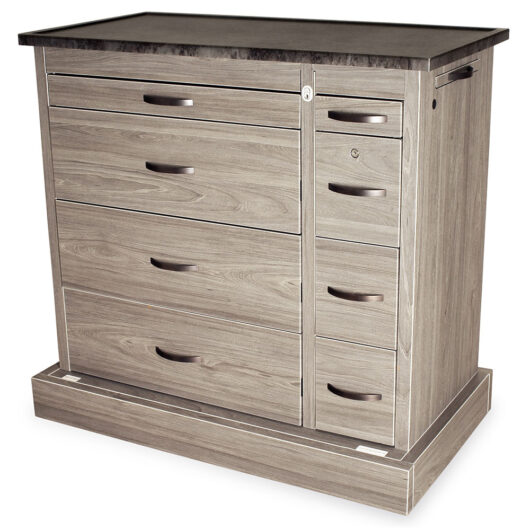 WV600PC-DG LTC Medication Cart - Quarter Left