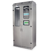 SC8044TD-T3316D+SC-16IND-44 Light Gray Scope Cabinet Indicator LED - Quarter Left Closed