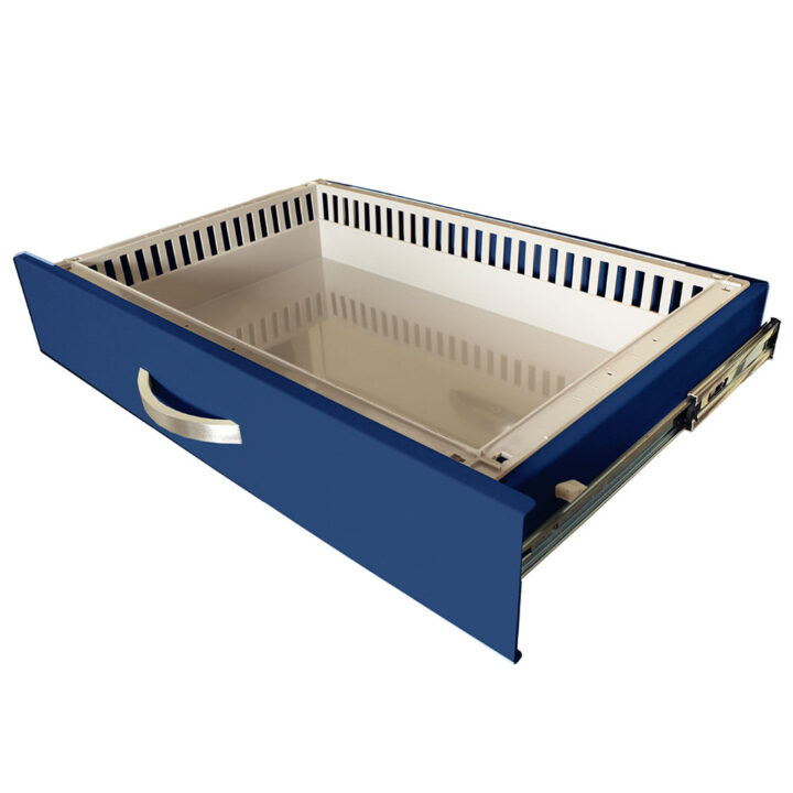 TPS3028EC6 Navy Replaceable Drawers for Medical Cart - 4 inch drawer