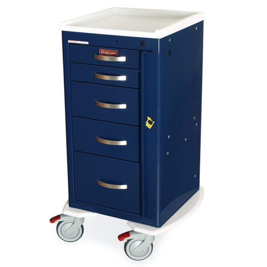 MDS1827B05 Navy Code Blue Crash Cart - Quarter Left