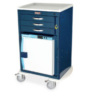 M-Series Malignant Hyperthermia Cart with 1.0 Cubic Feet Fridge