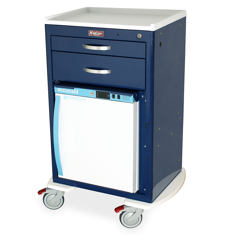 M-Series Refrigerated Malignant Hyperthermia Cart, Two Drawers M-Series Refrigerated Malignant Hyperthermia Cart, Two Drawers