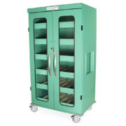 Harloff Eye Lens Storage Cart, 1092 Capacity, Key Lock, MS-IOL1092