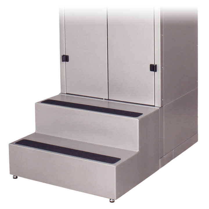 SC9430DRDP Brushed Silver Enteroscope Drying Cabinet - Integrated Steps